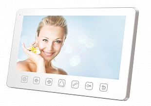 Монитор (к в/домофону) Amelie Slim (White) цв., TFT LCD 7", PAL/NTSC, Hands-Free, 2 панели, 2 камеры