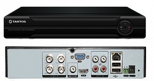 TSr-HV0412 Premium, 4-х канальный гибридный AHD видеорегистратор, VGA, HDMI, сжатие H.264, ОС Linux