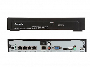 FE-NR-5104 POE, 4-канальный (4 POE) IP видеорегистратор